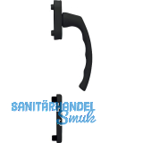 HOPPE Balkont�rgriff-Halbgarnitur LI�GE - innen, schwarz