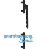 HOPPE Balkont�rgriff-Halbgarnitur LI�GE - au�en flach, schwarz