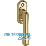 GRUNDMANN Fenstergriff ELEGANT 504H - sichtbar geschraubt, 7x35, Messing poliert