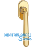 MARCHESI Fenstergriff ALT - WIEN - verdeckt geschr., VK 7 x 35 mm, Messing pol.