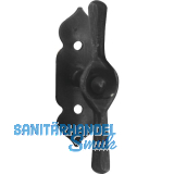 SCHÖRGHOFER Fenstergriff RAMSAU - sichtbar geschraubt, 90, verzinkt geschwärzt SCHÖRGHOFER Fenstergriff RAMSAU - sichtbar geschraubt, 90, verzinkt geschwärzt