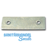 Blindplattl f�r Einlegstange, 18 x 53 mm, Stahl verzinkt