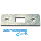 Schlie�blech f�r Einlegstangen gerade, 53 x 18 mm, Stahl verzinkt