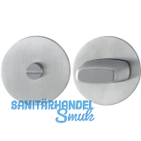 HOPPE WC-Rosette flach mit St�tznocken, rund, Edelstahl matt