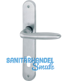 HOPPE Dr�ckergarnitur VERONA - auf Schild PZ 88, Messing verchromt matt