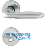 HOPPE Dr�ckergarnitur VERONA - auf Rosette WC, Messing verchromt matt