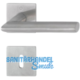 HOPPE Dr�ckergarnitur STOCKHOLM - auf Flachrosette BB, 35 - 45, Edelstahl