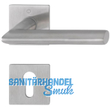 HOPPE Dr�ckergarnitur STOCKHOLM - auf Flachrosette PZ, 35 - 45, Edelstahl