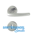 HOPPE Dr�ckergarnitur DENVER - auf Rosette BB, Edelstahl