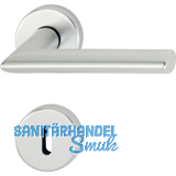 Dr�ckergarnitur STOCKHOLM - auf Rosette BB, 37 - 47, silber eloxiert