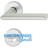 Dr�ckergarnitur STOCKHOLM - auf Rosette WC, 37 - 42, silber eloxiert