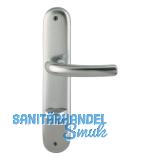 Dr�ckergarnitur TOKYO - auf Schild WC 90, 37 - 42, Edelstahl Effekt