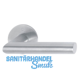 HOPPE Dr�ckergarnitur AMSTERDAM rund, ohne Schl�sselrosette, Edelstahl matt