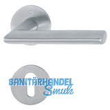 HOPPE Dr�ckergarnitur STOCKHOLM - auf Flachrosette PZ, 35 - 45, Edelstahl matt