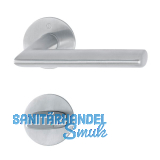 HOPPE Dr�ckergarnitur STOCKHOLM - auf Flachrosette WC, 35 - 45, Edelstahl matt