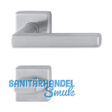 HOPPE Dr�ckergarnitur DALLAS - auf Rosette WC, 37 - 42, Edelstahl matt