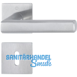 HOPPE Dr�ckergarnitur DALLAS Flachrosetten, eckig BB, Edelstahl matt