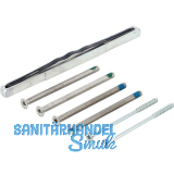 HOPPE Befestigungsset f�r Dr�ckergarnituren SERTOS, mit Vierkantstift 8,5 x 145