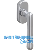 GRUNDMANN Fenstergriff WG ELEGANT - m. Rast., VK 7 x 35 mm, Aluminium poliert