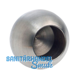 CROSO Vollkugel mit einseitigem Sackloch � 10 mm, Kugel � 20 mm,Edelstahl V2A