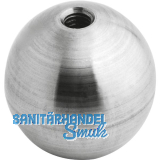 CROSO Vollkugel mit einseitigem Sackgewinde M6, Kugel � 25 mm,Edelstahl V2A