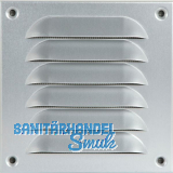 UPMANN Wetterschutzgitter aufschraubbar eckig 140x140 mm Alu silber