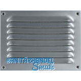 UPMANN Wetterschutzgitter aufschraubbar eckig 230x170 mm Alu silber