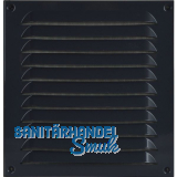 UPMANN Wetterschutzgitter aufschraubbar eckig 230x240 mm Alu grau