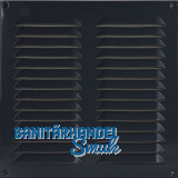 UPMANN Wetterschutzgitter aufschraubbar eckig 320x320 mm mit Mittelsteg grau