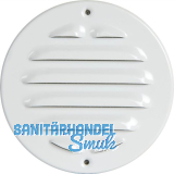 UPMANN Wetterschutzgitter aufschraubbar rund 150 mm Alu wei�