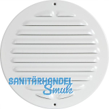 UPMANN Wetterschutzgitter aufschraubbar rund 250 mm Alu wei�