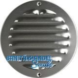 UPMANN Wetterschutzgitter aufschraubbar rund 200 mm Edelstahl V2A geb�rstet