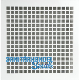 UPMANN L�ftungsgitter eckig mit Klemmfeder 280x285 mm Stahl wei�