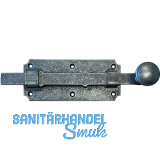 Halc� Querriegel gerade mit Schlaufe, Stahl verzinkt schwarz passiviert