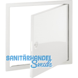 UPMANN Revisionst�r Softline Vierkantverschluss Stahl wei� RAL9016 200x200 mm