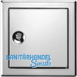 UPMANN Revisionst�r Softline Vierkantverschluss Edelstahl poliert 150x150 mm
