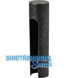 Aufsteckh�lse flachrund, Band � 15mm,Bandh�he 112mm, verzinkt schwarz passiviert