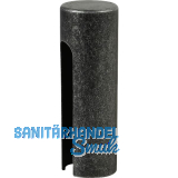 Aufsteckh�lse flachrund, Band � 20mm,Bandh�he 112mm, verzinkt schwarz passiviert