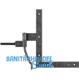 HALC� Fensterwinkelband Hall, 190 x 140 mm, Stahl verzinkt schwarz passiviert