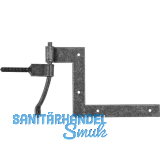 HALC� Fensterwinkelband Hall, 112,5 x 140 mm, Stahl verzinkt schwarz passiviert