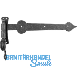 HALC� T�rlangband mit Aufschraubkloben, 400 mm,Stahl verzinkt schwarz passiviert