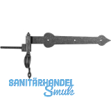 HALC� T�rscheinlangband mit Einschraubkloben, 400 mm,verzinkt schwarz passiviert