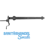 HALC� T�rscheinlangband mit Einschraubkloben, 600 mm,verzinkt schwarz passiviert