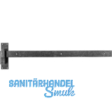 HALC� T�rlangband Hall mit Aufschraubkloben, 600 mm, verzinkt schwarz passiviert