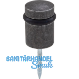 HALC� Bodent�rpuffer � 30 mm, Stahl verzinkt schwarz passiviert