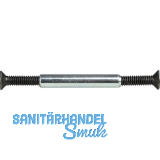 HALC� H�lsenschraube f�r Rosettenbefestigung T�rst�rke 40-56, schwarz passiviert