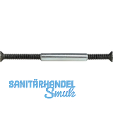 HALC� H�lsenschraube f�r Rosettenbefestigung T�rst�rke 48-65, schwarz passiviert