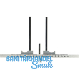 Zylindermesslehre Aluminium silber eloxiert