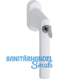 HOPPE Fenstergriff HAMBURG - Sperrzylinder, Aluminium wei�