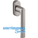 HOPPE Fenstergriff HAMBURG - SecuForte, Aluminium edelstahlfarbig matt
